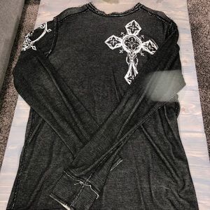 Affliction Long sleeve shirt. Great condition